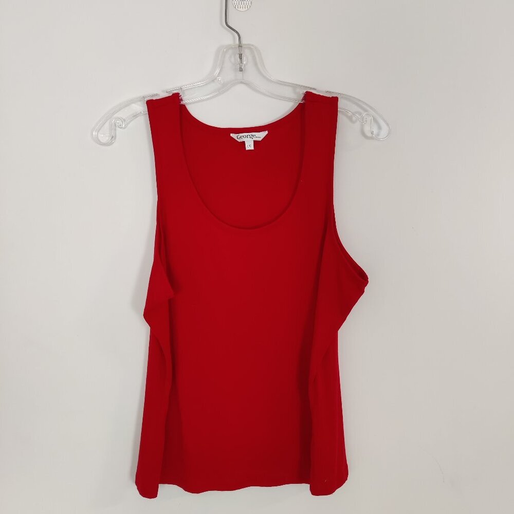 George Women's Cotton Tank Top Size Large Casual Versatile